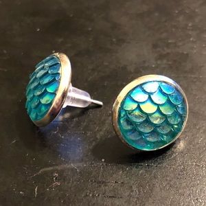 Mermaid Scale Earrings